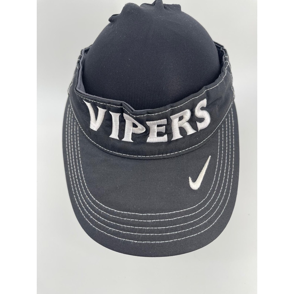 Vintage Tennessee Valley Vipers Black Visor AFL Arena Football Huntville Alabama - Picture 2 of 9